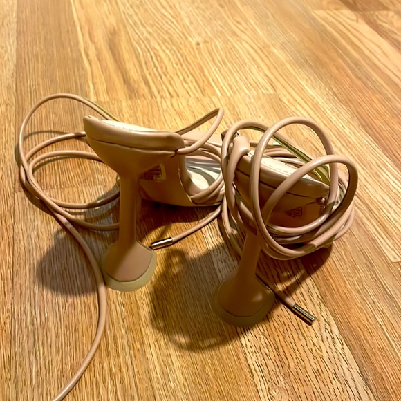 Nude strappy heels - Picture 3 of 7